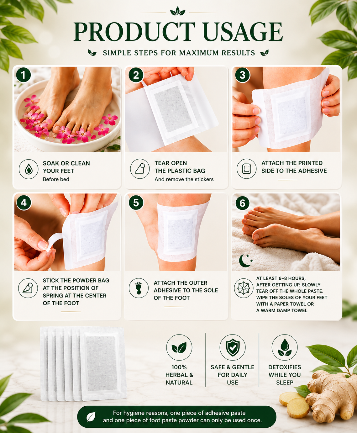 Detox Foot Patch 20 Piece AT 150